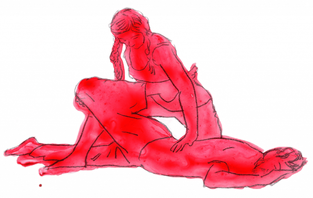 Drawings of Thai Massage Techniques