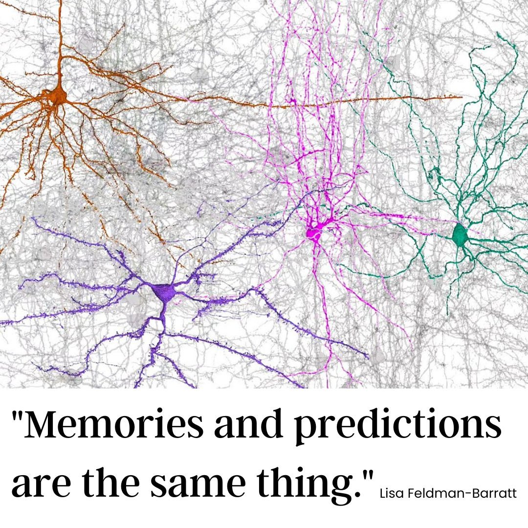 Memories and predictions are the same thing